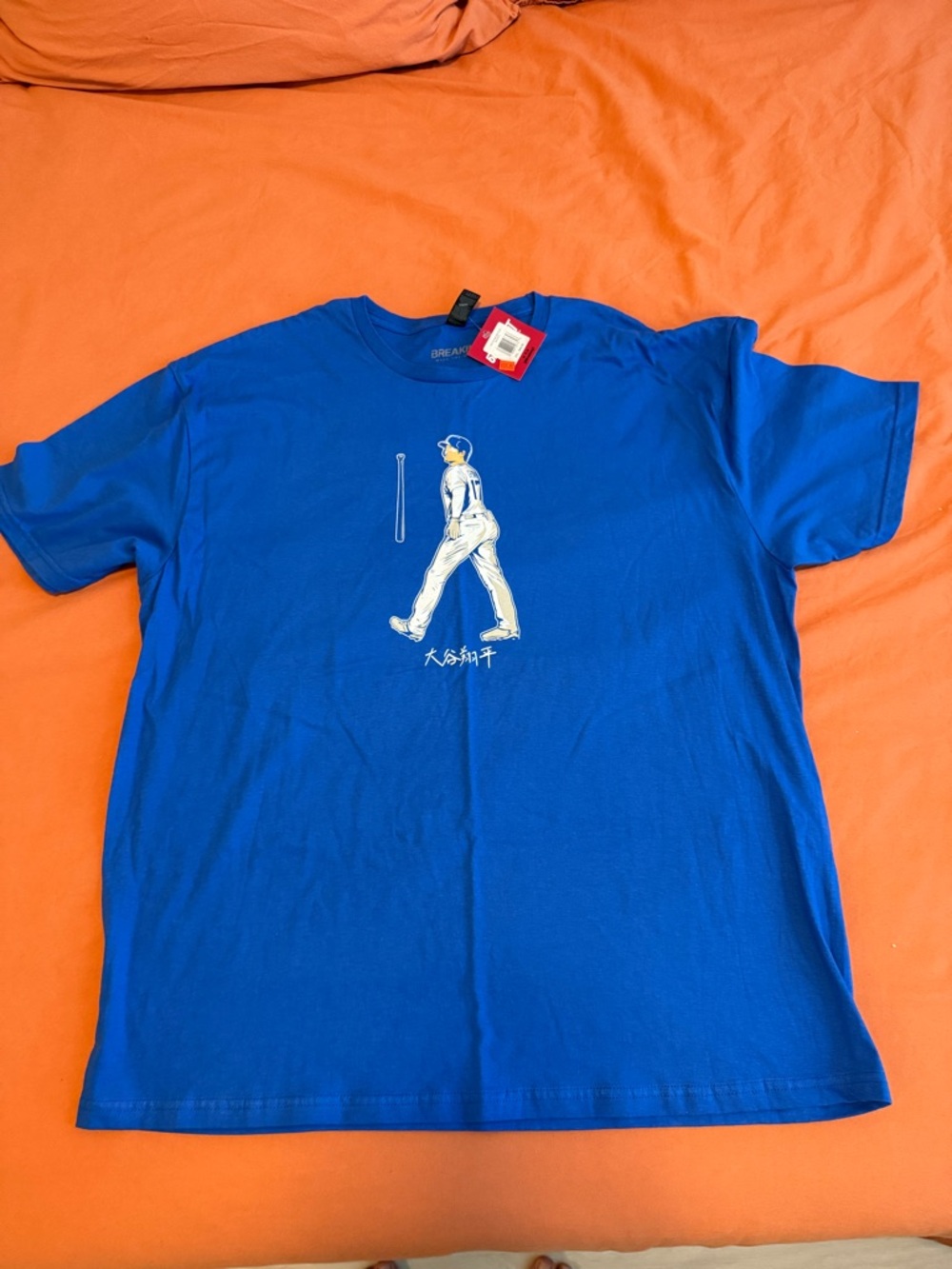 Dodgers Shohei Ohtani Blue Graphic Tee